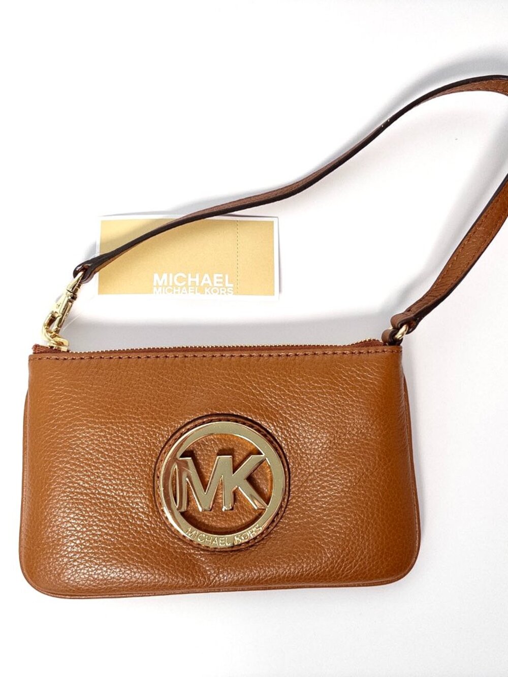 NWT Michael Kors Wristlet Genuine Leather